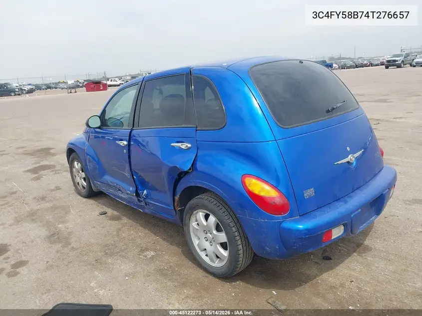 2004 Chrysler Pt Cruiser Touring VIN: 3C4FY58B74T276657 Lot: 45122273