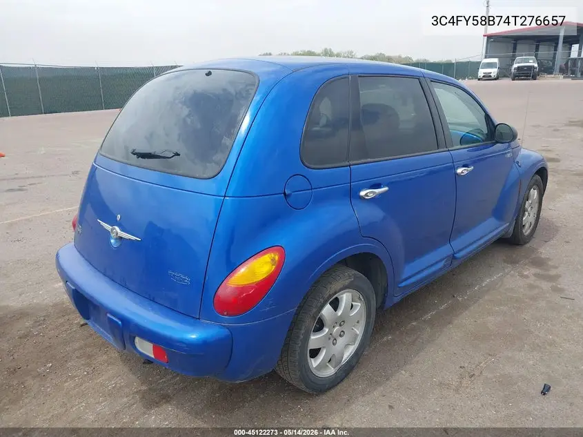 2004 Chrysler Pt Cruiser Touring VIN: 3C4FY58B74T276657 Lot: 45122273