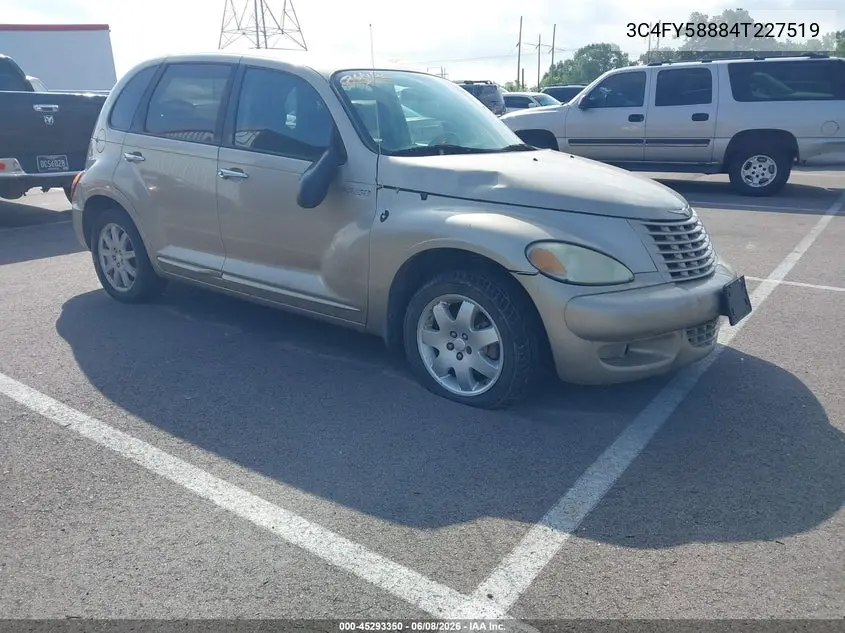 2004 Chrysler Pt Cruiser Touring VIN: 3C4FY58884T227519 Lot: 45293350