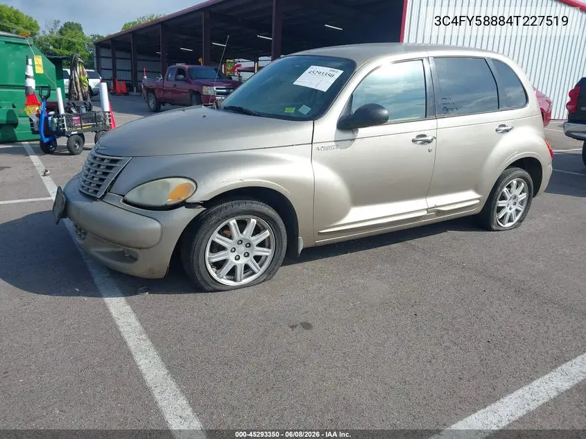 2004 Chrysler Pt Cruiser Touring VIN: 3C4FY58884T227519 Lot: 45293350