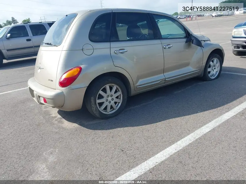 2004 Chrysler Pt Cruiser Touring VIN: 3C4FY58884T227519 Lot: 45293350