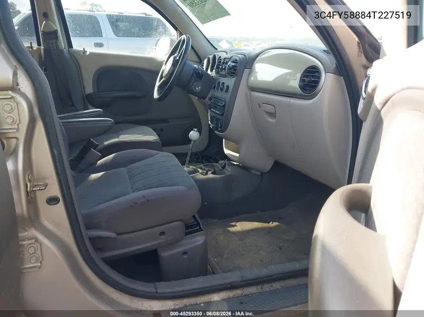 2004 Chrysler Pt Cruiser Touring VIN: 3C4FY58884T227519 Lot: 45293350