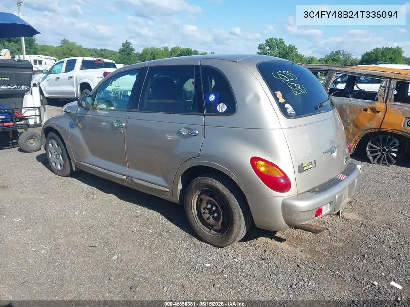 2004 Chrysler Pt Cruiser VIN: 3C4FY48B24T336094 Lot: 45358381
