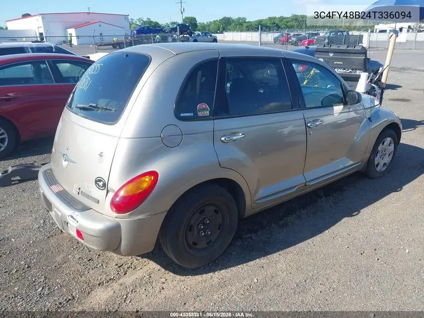 2004 Chrysler Pt Cruiser VIN: 3C4FY48B24T336094 Lot: 45358381