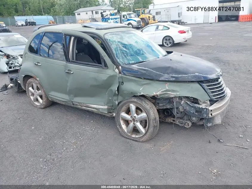 2004 Chrysler Pt Cruiser Limited VIN: 3C8FY688X4T247081 Lot: 45405048