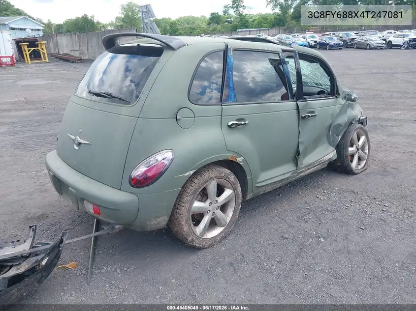 2004 Chrysler Pt Cruiser Limited VIN: 3C8FY688X4T247081 Lot: 45405048