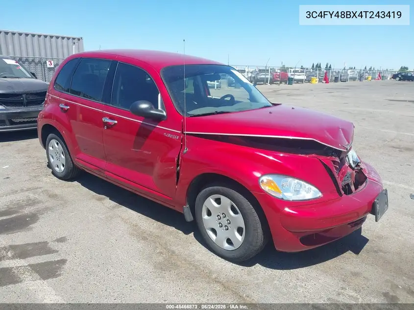 2004 Chrysler Pt Cruiser VIN: 3C4FY48BX4T243419 Lot: 45466873