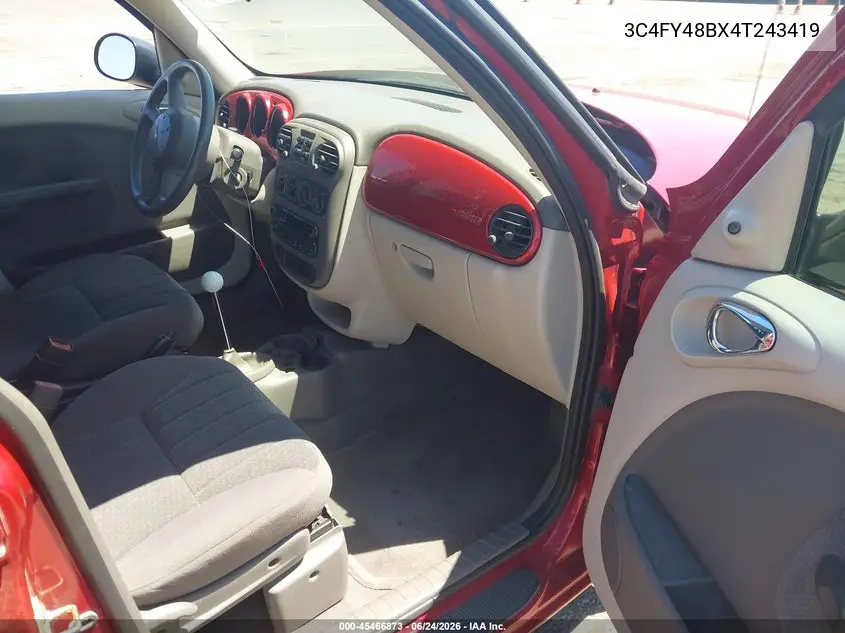 2004 Chrysler Pt Cruiser VIN: 3C4FY48BX4T243419 Lot: 45466873
