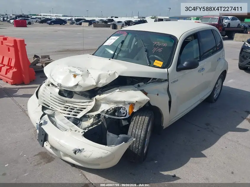 2004 Chrysler Pt Cruiser Touring VIN: 3C4FY588X4T227411 Lot: 45507705