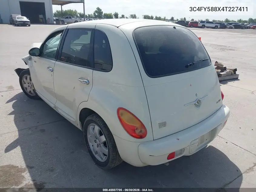 2004 Chrysler Pt Cruiser Touring VIN: 3C4FY588X4T227411 Lot: 45507705