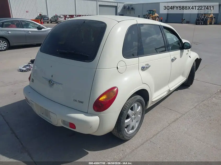 2004 Chrysler Pt Cruiser Touring VIN: 3C4FY588X4T227411 Lot: 45507705