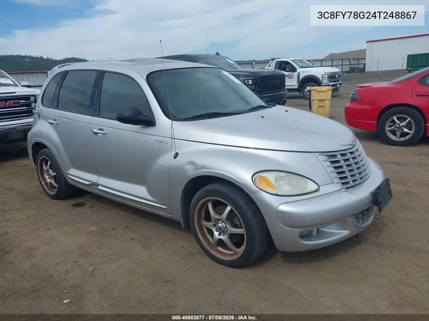 2004 Chrysler Pt Cruiser Gt VIN: 3C8FY78G24T248867 Lot: 45583577