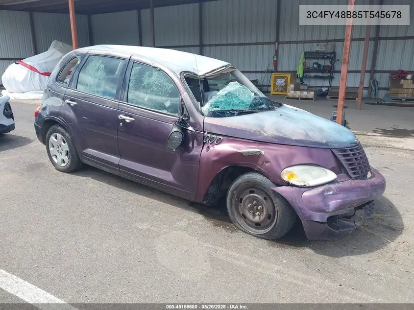 2005 Chrysler Pt Cruiser VIN: 3C4FY48B85T545678 Lot: 45155680