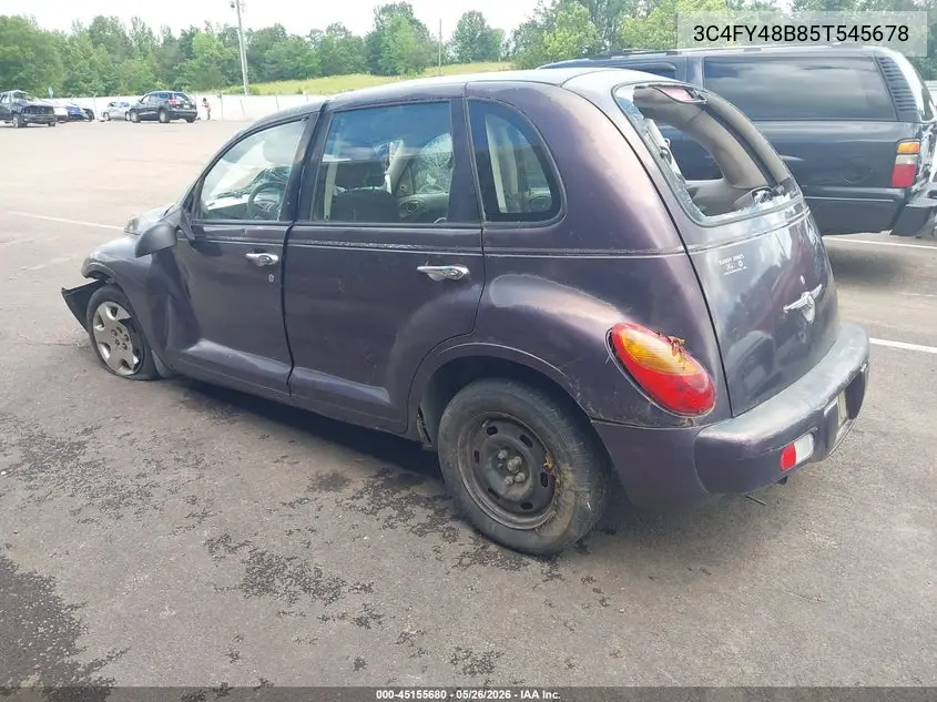 2005 Chrysler Pt Cruiser VIN: 3C4FY48B85T545678 Lot: 45155680