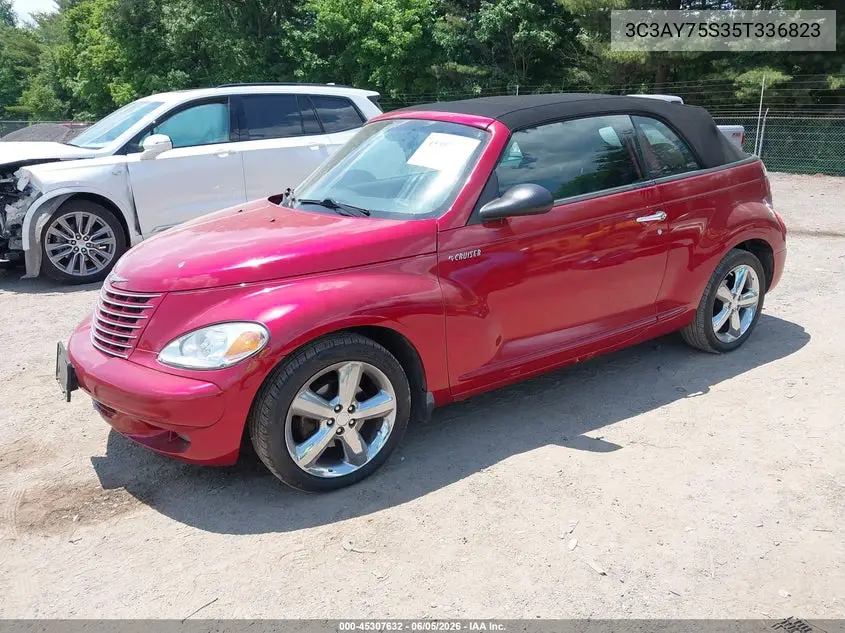2005 Chrysler Pt Cruiser Gt VIN: 3C3AY75S35T336823 Lot: 45307632