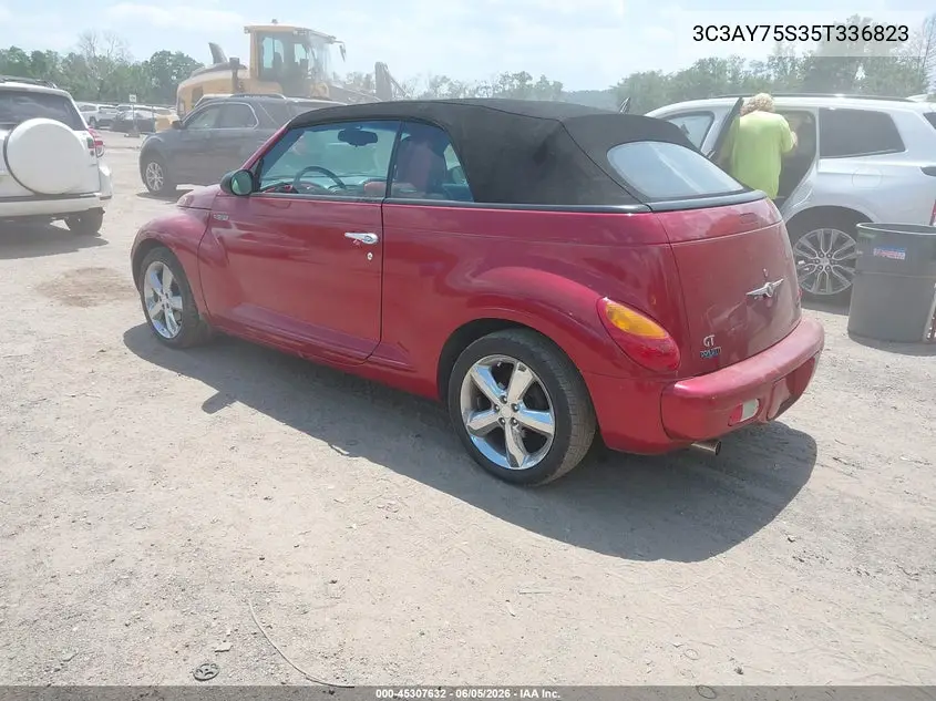 2005 Chrysler Pt Cruiser Gt VIN: 3C3AY75S35T336823 Lot: 45307632