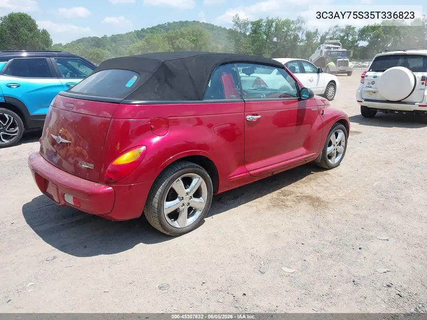 2005 Chrysler Pt Cruiser Gt VIN: 3C3AY75S35T336823 Lot: 45307632
