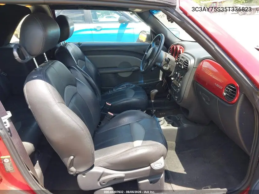 2005 Chrysler Pt Cruiser Gt VIN: 3C3AY75S35T336823 Lot: 45307632