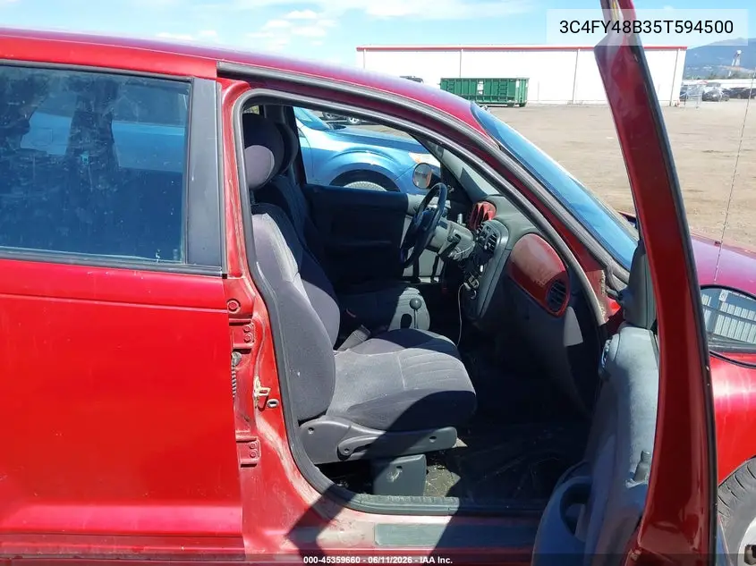 2005 Chrysler Pt Cruiser VIN: 3C4FY48B35T594500 Lot: 45359660