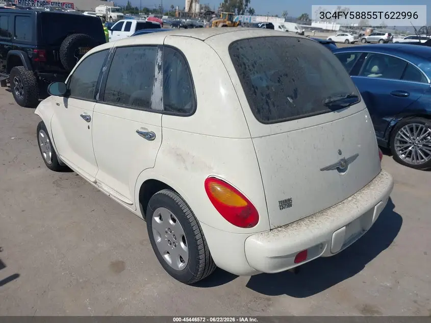 2005 Chrysler Pt Cruiser Touring VIN: 3C4FY58B55T622996 Lot: 45446572