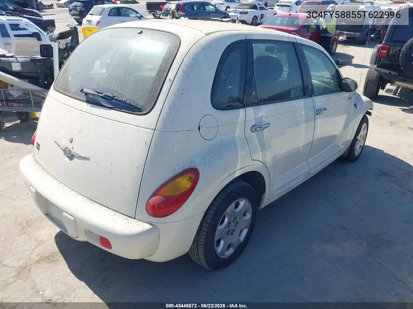 2005 Chrysler Pt Cruiser Touring VIN: 3C4FY58B55T622996 Lot: 45446572