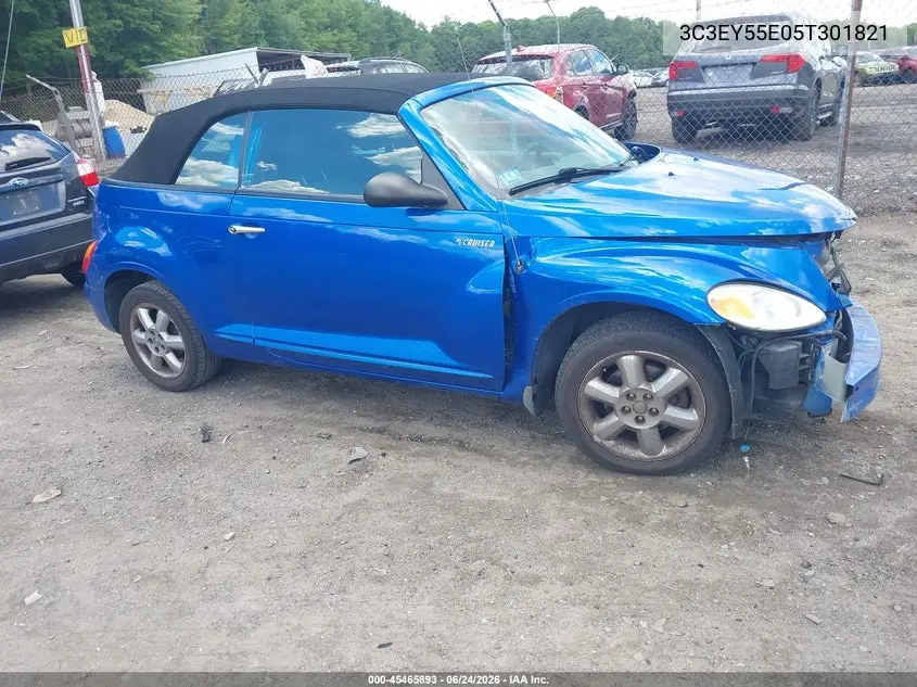 2005 Chrysler Pt Cruiser Touring VIN: 3C3EY55E05T301821 Lot: 45465893