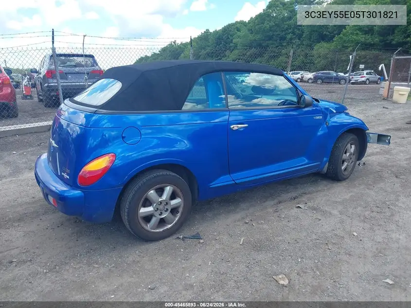 2005 Chrysler Pt Cruiser Touring VIN: 3C3EY55E05T301821 Lot: 45465893