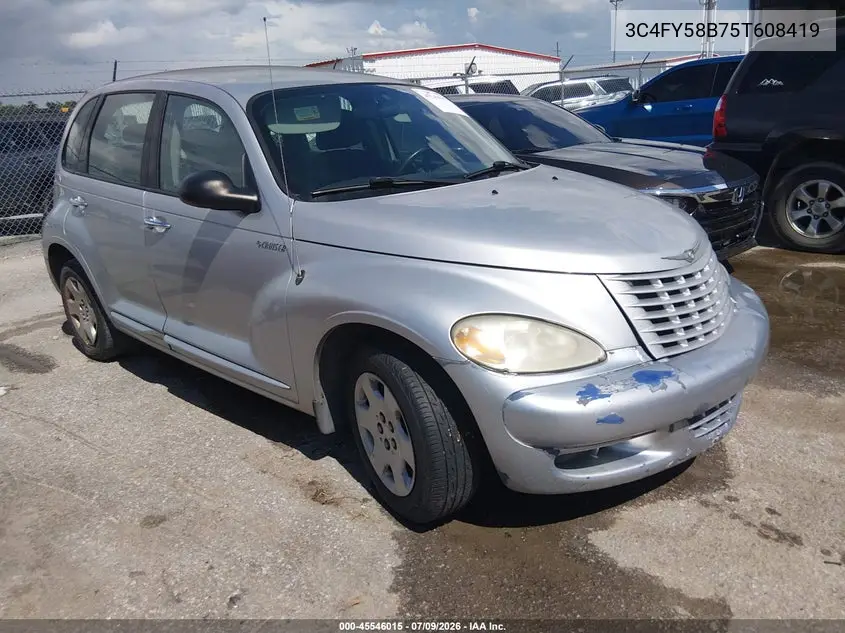 2005 Chrysler Pt Cruiser Touring VIN: 3C4FY58B75T608419 Lot: 45546015