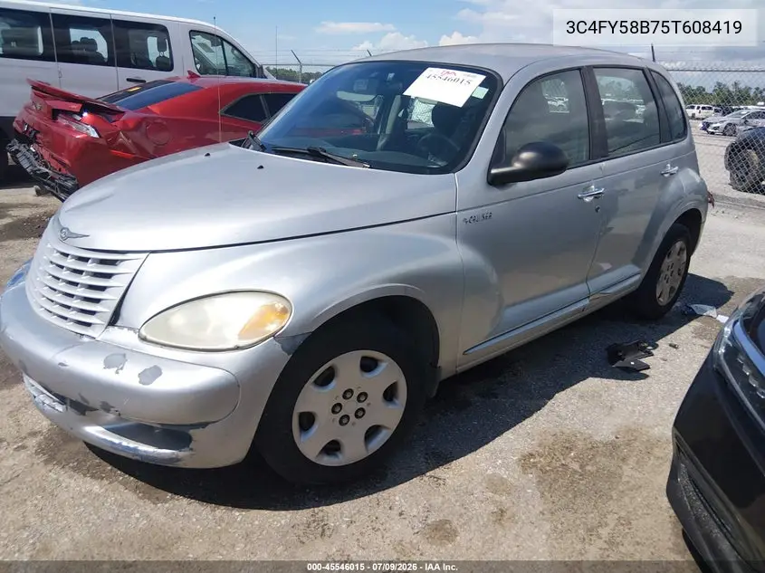 2005 Chrysler Pt Cruiser Touring VIN: 3C4FY58B75T608419 Lot: 45546015