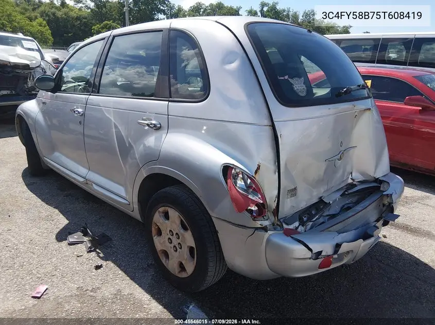2005 Chrysler Pt Cruiser Touring VIN: 3C4FY58B75T608419 Lot: 45546015