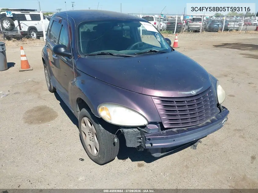 2005 Chrysler Pt Cruiser Touring VIN: 3C4FY58B05T593116 Lot: 45593664