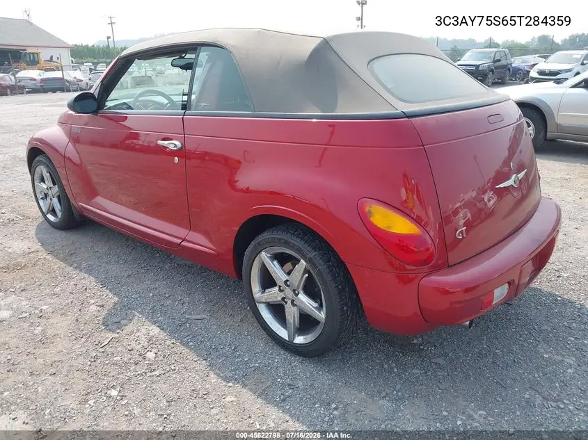 2005 Chrysler Pt Cruiser Gt VIN: 3C3AY75S65T284359 Lot: 45622798