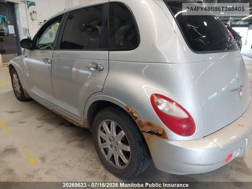 2006 Chrysler Pt Cruiser Limited VIN: 3A4FY48B86T288405 Lot: 20269623