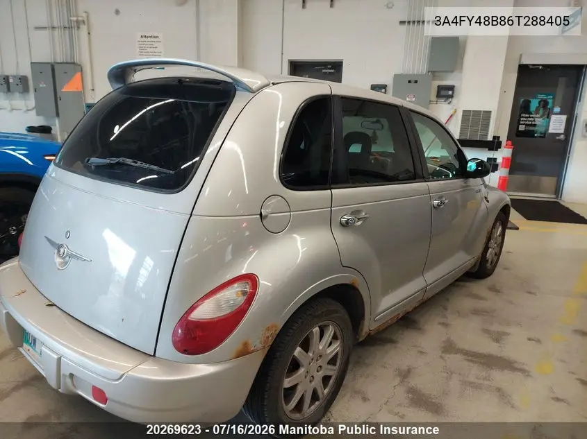 2006 Chrysler Pt Cruiser Limited VIN: 3A4FY48B86T288405 Lot: 20269623
