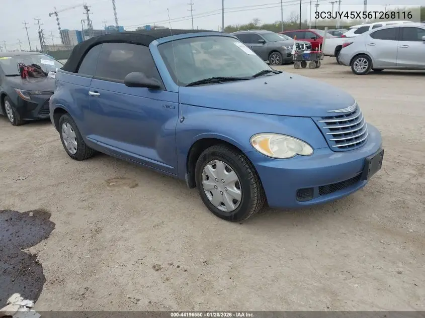 2006 Chrysler Pt Cruiser VIN: 3C3JY45X56T268116 Lot: 44196550