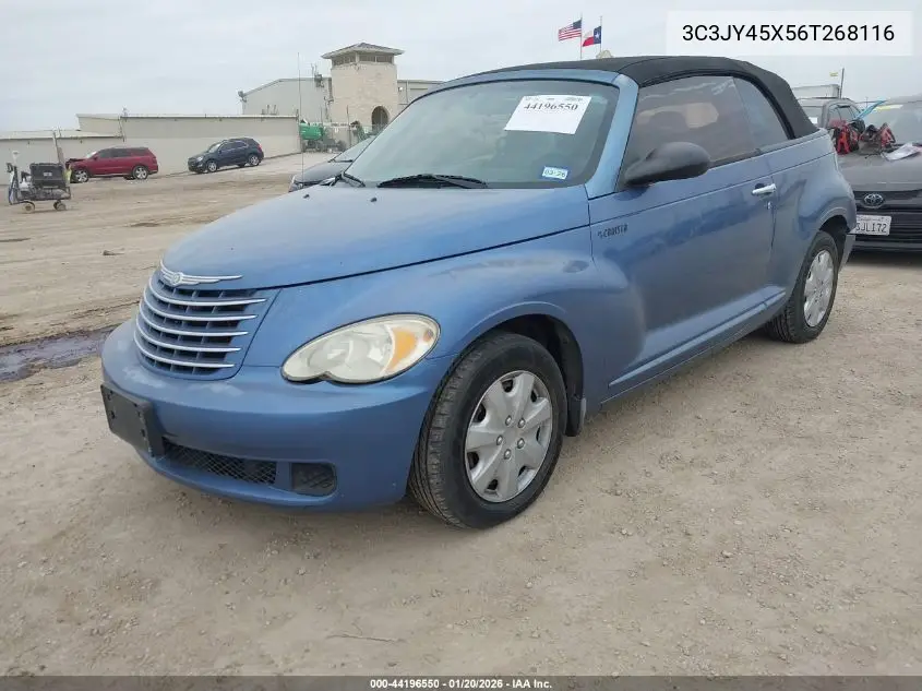 2006 Chrysler Pt Cruiser VIN: 3C3JY45X56T268116 Lot: 44196550