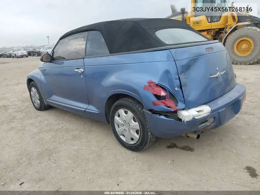 2006 Chrysler Pt Cruiser VIN: 3C3JY45X56T268116 Lot: 44196550