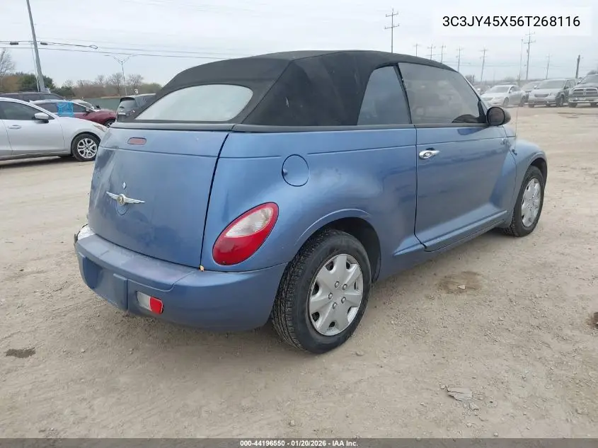 2006 Chrysler Pt Cruiser VIN: 3C3JY45X56T268116 Lot: 44196550