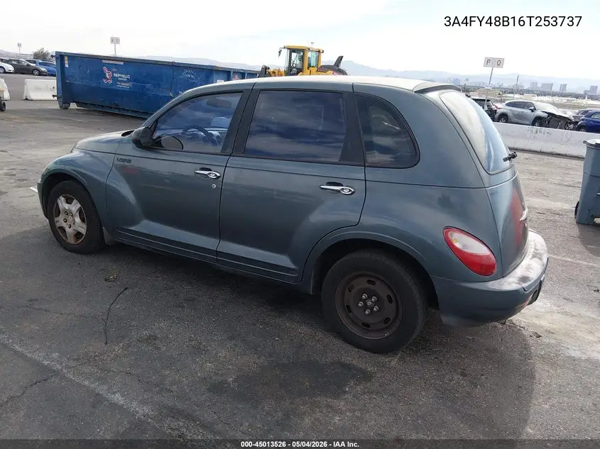 2006 Chrysler Pt Cruiser VIN: 3A4FY48B16T253737 Lot: 45013526