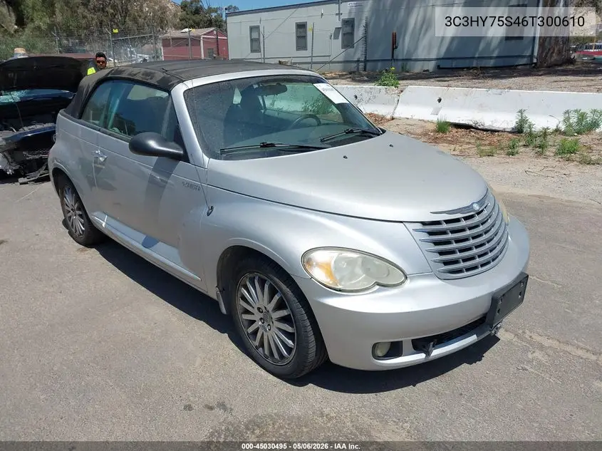 2006 Chrysler Pt Cruiser Gt VIN: 3C3HY75S46T300610 Lot: 45030495