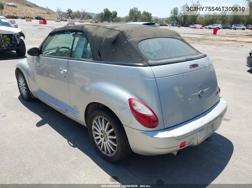2006 Chrysler Pt Cruiser Gt VIN: 3C3HY75S46T300610 Lot: 45030495
