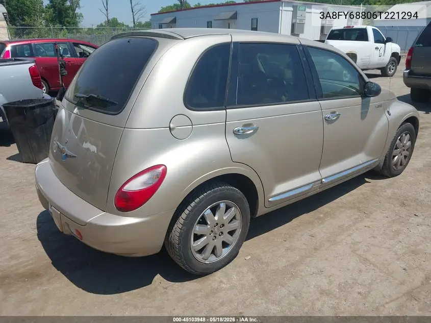 2006 Chrysler Pt Cruiser Limited VIN: 3A8FY68806T221294 Lot: 45103948