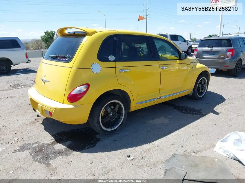2006 Chrysler Pt Cruiser Touring VIN: 3A8FY58B26T258210 Lot: 45178263