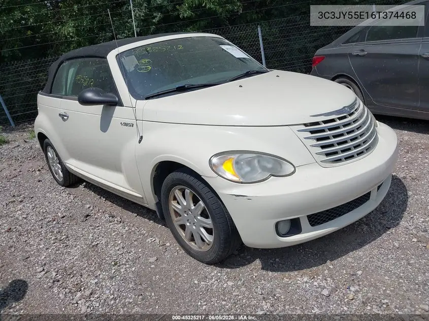 2006 Chrysler Pt Cruiser Touring VIN: 3C3JY55E16T374468 Lot: 45325217