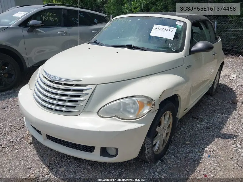 2006 Chrysler Pt Cruiser Touring VIN: 3C3JY55E16T374468 Lot: 45325217