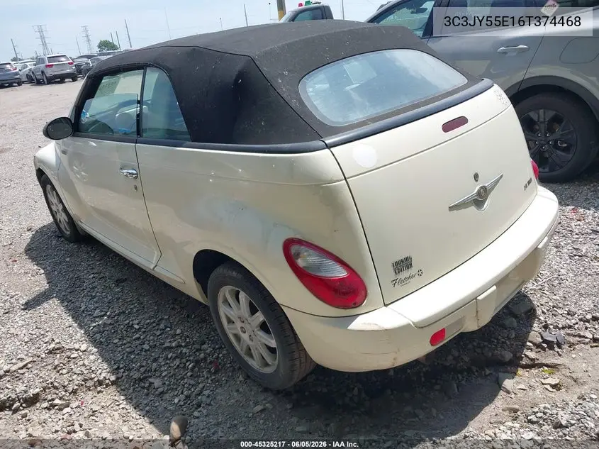 2006 Chrysler Pt Cruiser Touring VIN: 3C3JY55E16T374468 Lot: 45325217