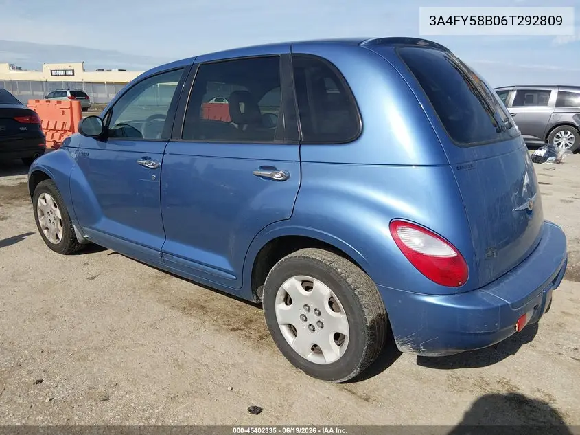 2006 Chrysler Pt Cruiser Touring VIN: 3A4FY58B06T292809 Lot: 45402335