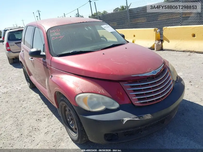 2006 Chrysler Pt Cruiser Touring VIN: 3A4FY58B06T298853 Lot: 45522435