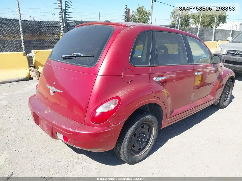 2006 Chrysler Pt Cruiser Touring VIN: 3A4FY58B06T298853 Lot: 45522435