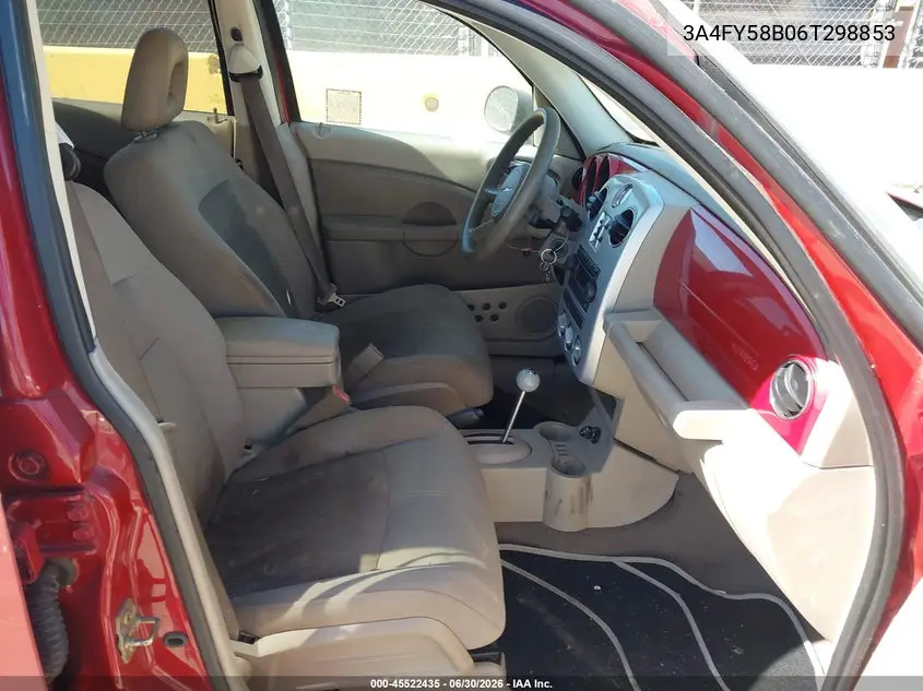 2006 Chrysler Pt Cruiser Touring VIN: 3A4FY58B06T298853 Lot: 45522435